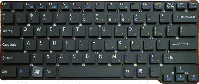 bàn phím laptop Sony VAIO VGN-CW Series