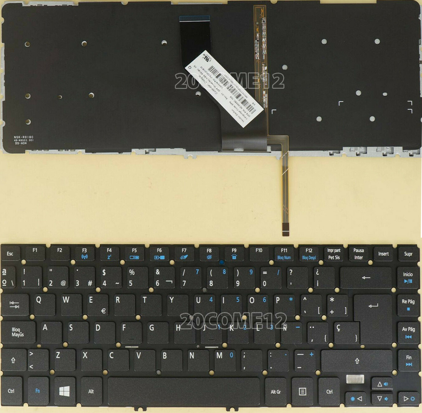 Bàn Phím Laptop Acer Aspire V5-452G V5-452PG V7-482P V7-482PG